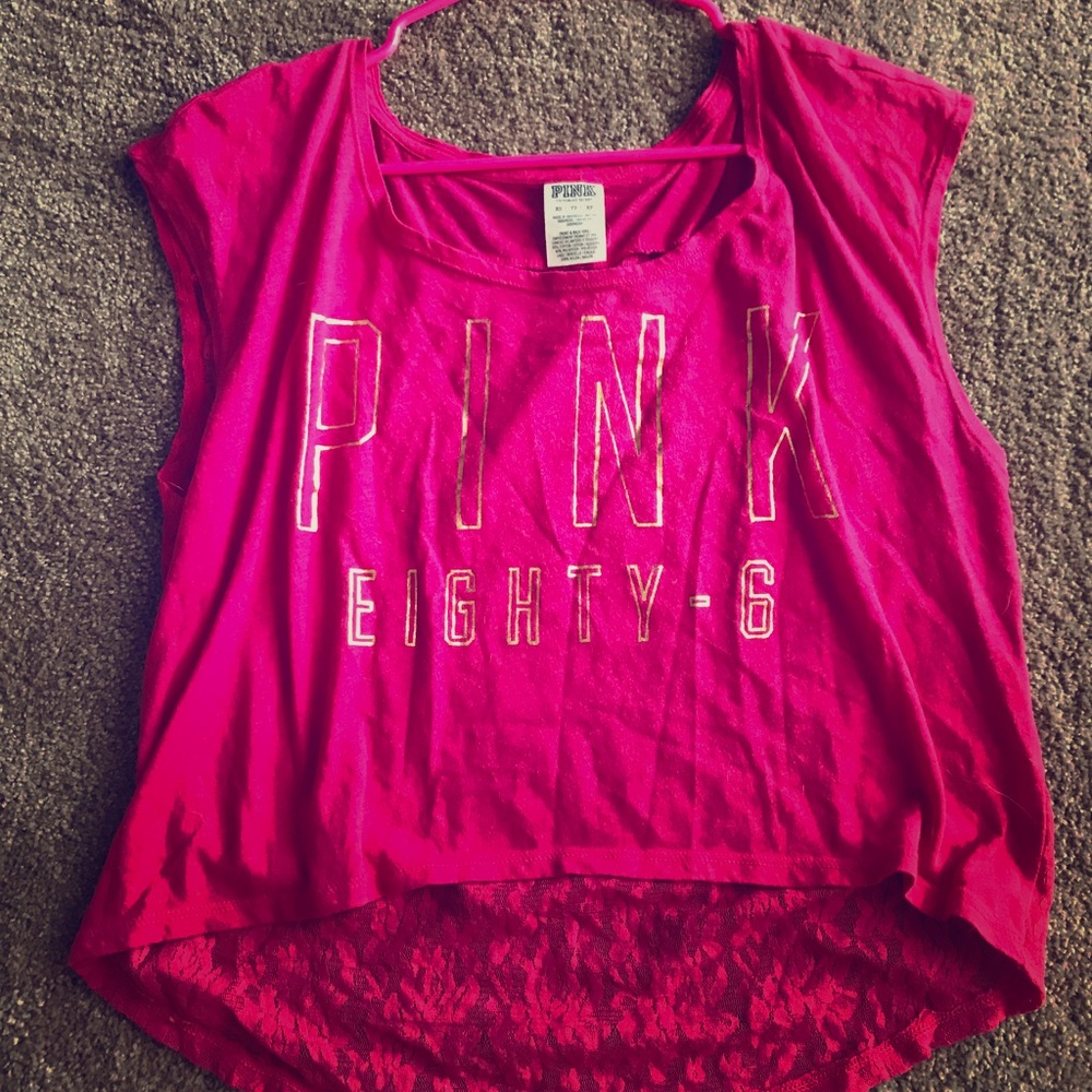 Pink crop top Victoria's Secret Pink